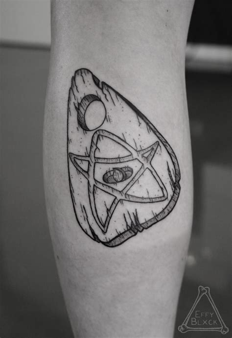 Ouija Planchette Lovecraft Tattoo Blackwork Ouija Tattoo Sleeve Tattoos Tattoos