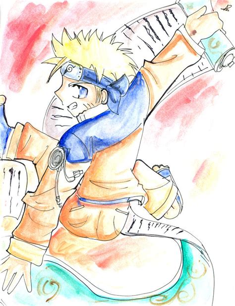 Naruto With Scroll By Sakura02 On Deviantart