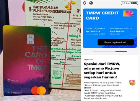 Kartu Kredit Tmrw By Uob Pengalaman Tahun Kelebihan Dan Kekurangan