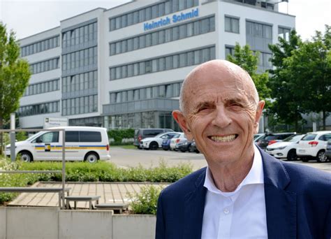 Seniorchef Der Reutlinger Firma Heinrich Schmid Wird 80