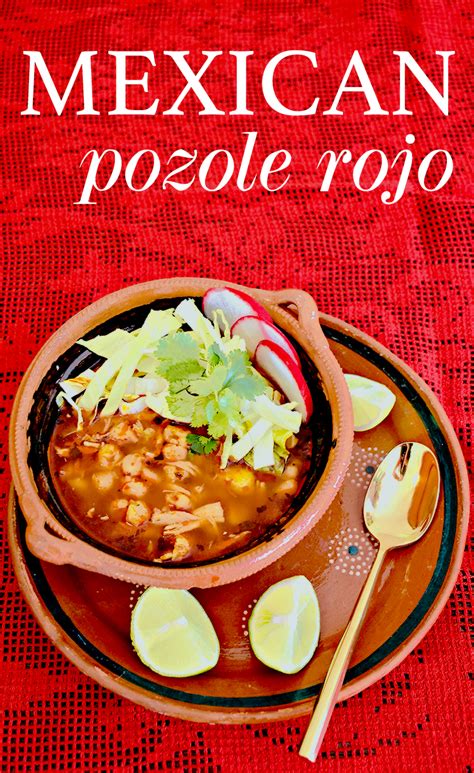 This is the kind of healthy eating we can. Pozole Rojo (Red Pozole) with Chicken Recipe • Living Mi ...