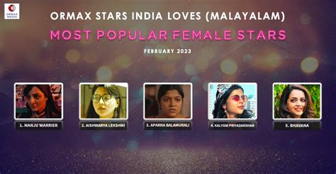 Ormax Media On Twitter Ormax Stars India Loves Most Popular Female