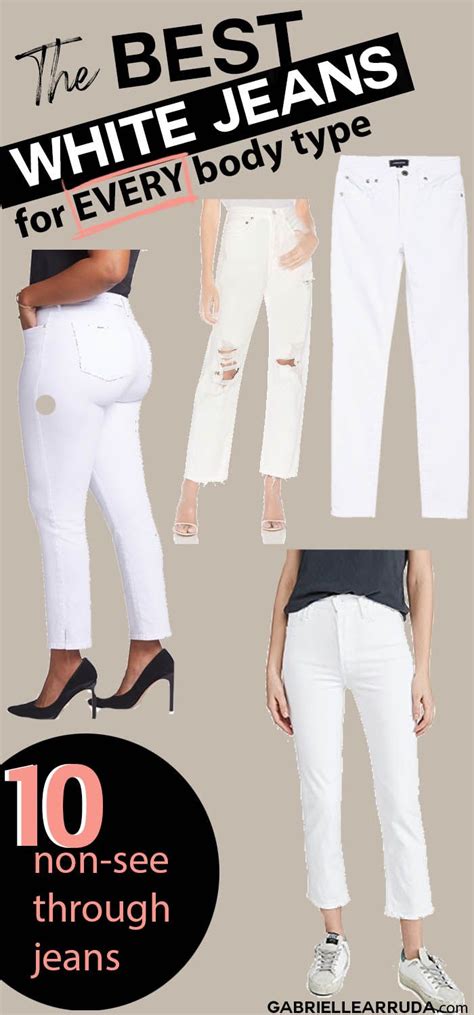 The Best White Jeans For Every Body Type White Jeans Best White