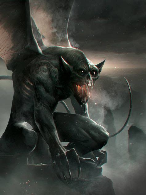 Gargoyle Demons Fiends And Hellish Creatures Pinterest Creatures