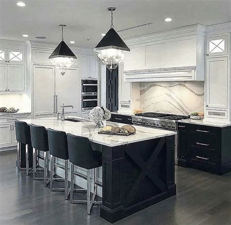 List Of Black And White Kitchens For Small Room Home Decorating Ideas