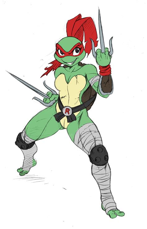 teenage mutant ninja turtles genderbend fan art media chomp