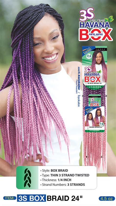 3s Box Braid 24 Janet Collection Kids Braided Hairstyles Hair