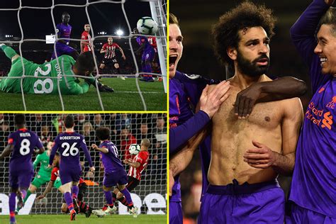 Southampton 1 3 Liverpool Reds Go Back To Premier League Summit As Mohamed Salah Ends Goal