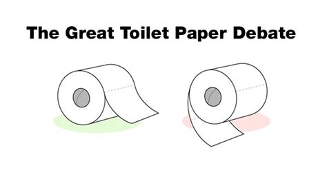 The Great Toilet Paper Debate