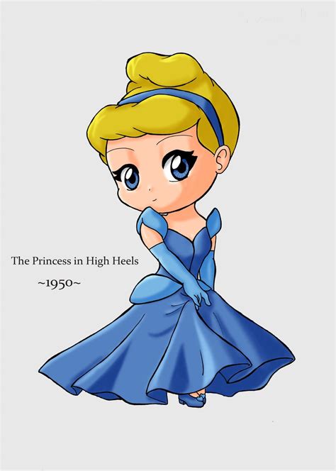 Cute Cinderella Chibi Chibi Disney Kawaii Disney Cute Disney Disney