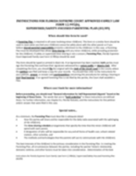 Parenting Plan Form - 57 Free Templates in PDF, Word ...