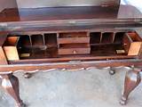Pictures of Antique Cherry Wood Secretary Desk