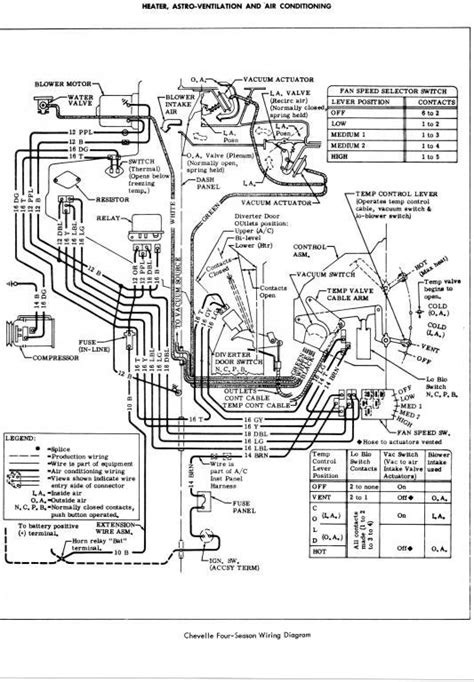 1970 Chevelle Heater Ac Wiring Diagram