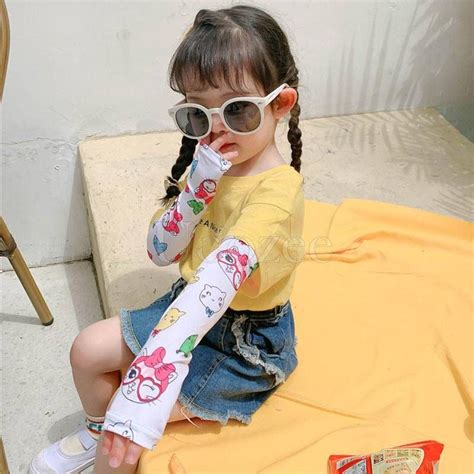 New Children Lovely Pattern Outdoor Uv Protection Oversleeve Arm