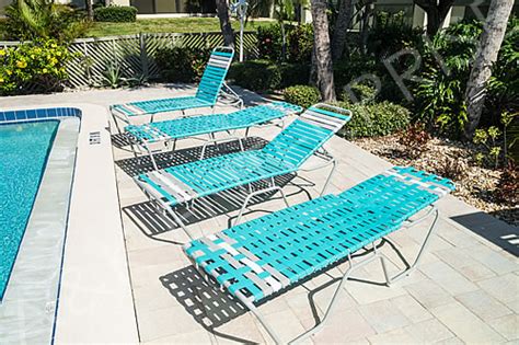 The chair design mainly concerns with the relaxation of the body by the poolside or outside of the house. Vinyl Strap Chaise Lounge | Pool Lounge Chairs ...