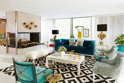 100 Creativity Chic Turquoise Modern Living Room Home Decor Living
