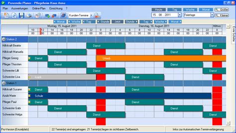 Enter your email and we'll send you a link to change your password. Gestaltung von Dienstplänen - Provendis Software