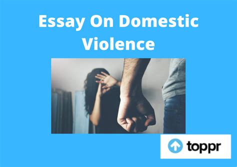Essay On Domestic Violence In English For Students 500 Words Essay