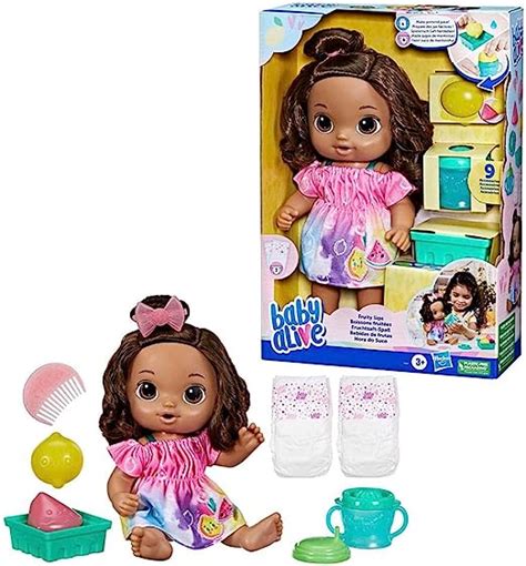 Baby Alive Fruity Sips Doll Lemon Toys For 3 Year Old Girls 12 Inch