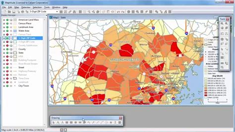 Maptitude 2016 Excel Mapping Software Youtube