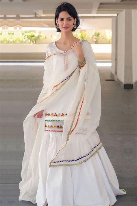 Soft Silk Sharara Suit In White Colour Rm 495 In 2021 Simple Pakistani Dresses Designer