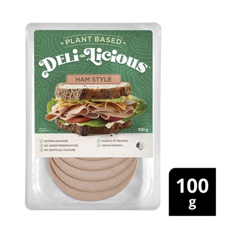 Buy Deli Licious Ham Style 100g Coles