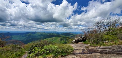 Summit of Blood Mountain, Appalachian Trail. North Georgia – travel and