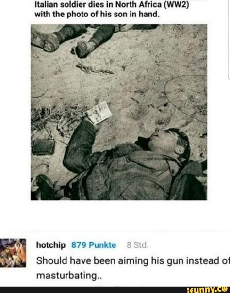 Itallnn Soldier Dies In North Africa Ww2 With The Photo Of His Son Ln