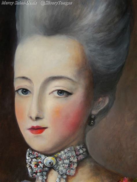 Detail From A Portrait Of Marie Antoinette More Versailles Marie