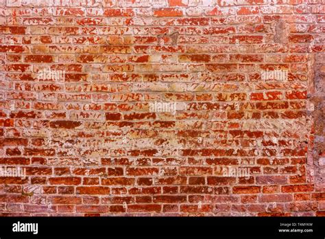Texture Of An Old Red Brick Wall Stock Photo Alamy