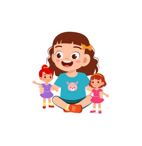 7800 Playing With Dolls Stock Illustrations Royalty Free Vector