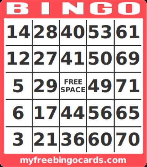 Printable Bingo Cards With Numbers 1 75 Countgasm