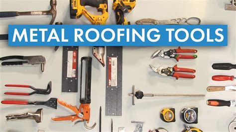 How To Install Metal Roofing Metal Roofing Tools Overview Youtube
