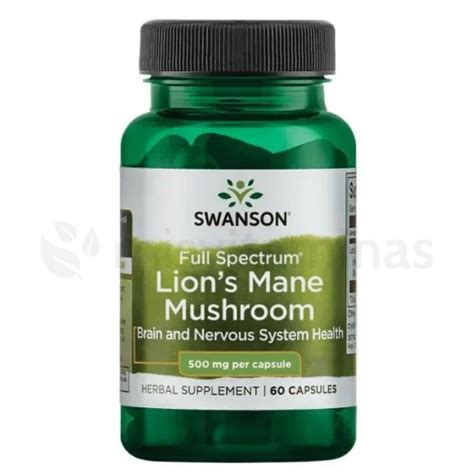 melena de leon 500 mg swanson 60 capsulas mis vitaminas