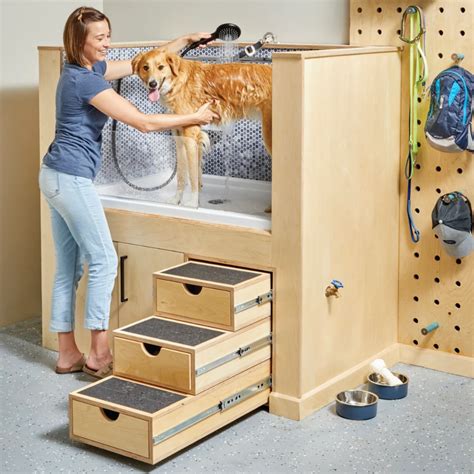 My dog doc is a fluffy pup, so he gets dirty very quickly. How to Build a Dog Washing Station in 2020 | Dog washing ...