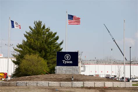 Workers At Tyson Foods Pork Plant In Iowa Return To Work