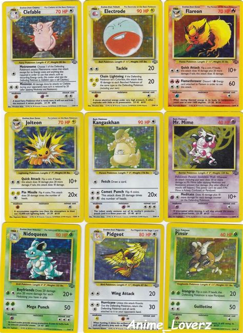 May 31, 2021 · they have specifically sent the pokémon fanatic a package of rare pokémon cards that are hard to find in stores and an appreciation letter that read: Pokemon Cards Jungle Set HOLOS SHINYS FOILS CHOOSE 64 Out Of Print EX RARE | eBay