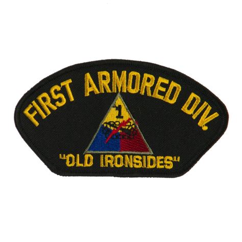 Us Army Division Military Large Patch First Armored Embroidered