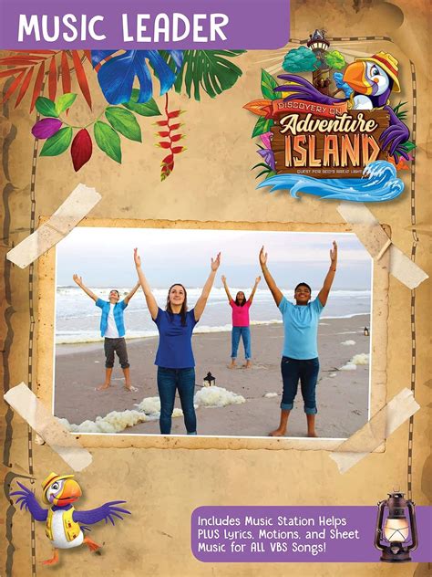Cokesbury Vbs 2021 Discovery On Adventure Island Music Leader Quest