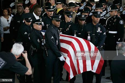 Mourners Remember First Lapd Swat Officer Killed In Line Of Duty