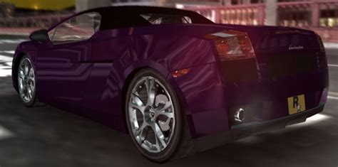 Lamborghini Gallardo Spyder In Midnight Club La Remix
