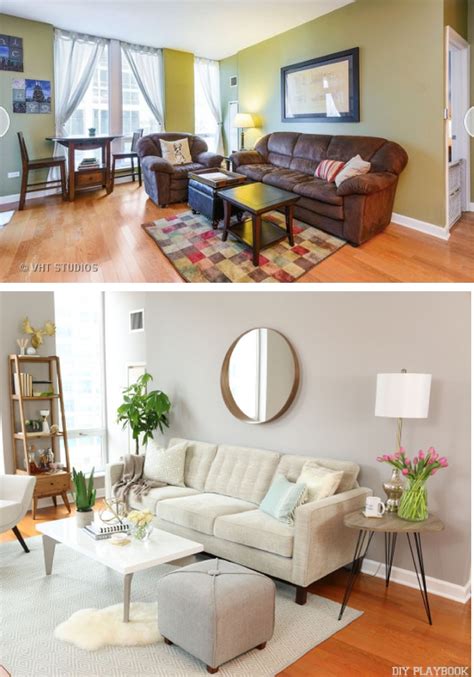 Check Out The Before And After Photos Of This Living Room