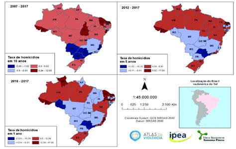 2 brasil variação nas taxas de homicídios por uf nos últimos 10 5 e 1 ano download