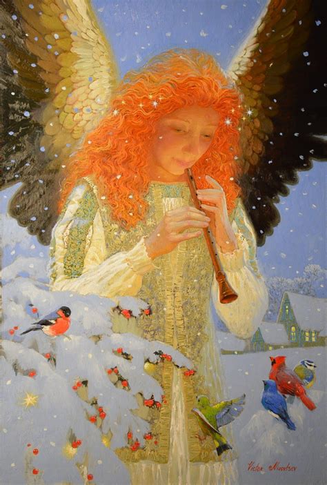 Victor Nizovtsev Виктор Низовцев 1965 Fairy Angel Angel Art