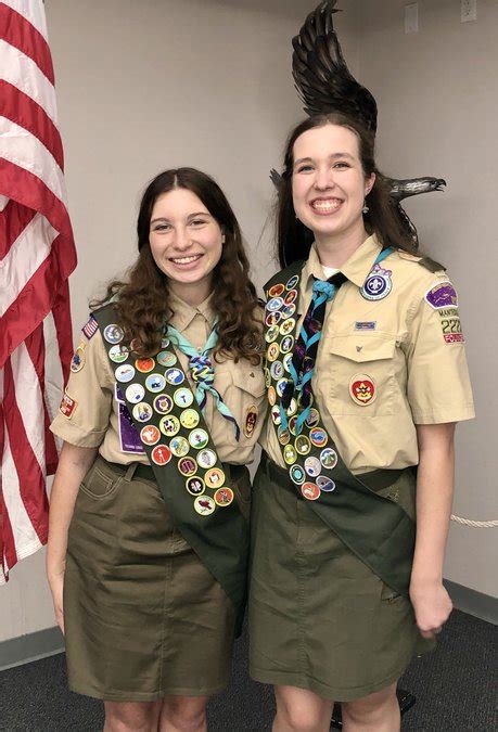 Local Teens Set To Soar As Two Of The Nations First Female Eagle