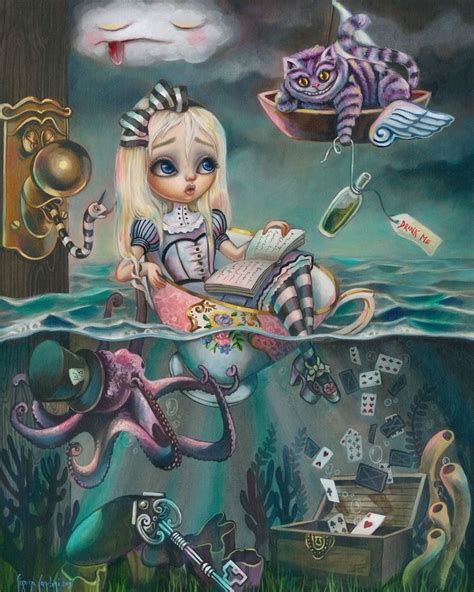 Alice In The Sea Of Tears By Simona Candini Alice In Wonderland