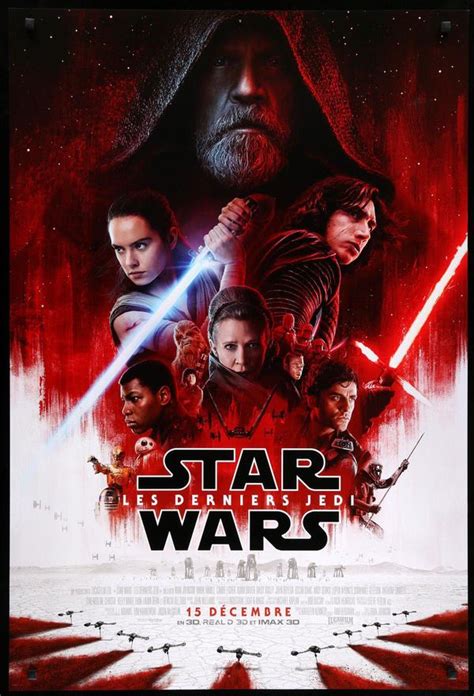 While many paper producers adhere to international norms to keep printing standardized around the world, poster sizes are not regulated. Star Wars: The Last Jedi (2017) Original One-Sheet Movie ...