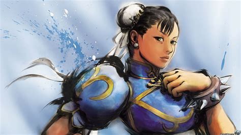 Free Download HD Wallpaper Street Fighter Chun Li Drawing Capcom HD Chun Lee Painting Video