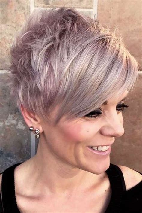 2021 Short Haircuts Older Women Over 50 To 60 Years Short Hair Color