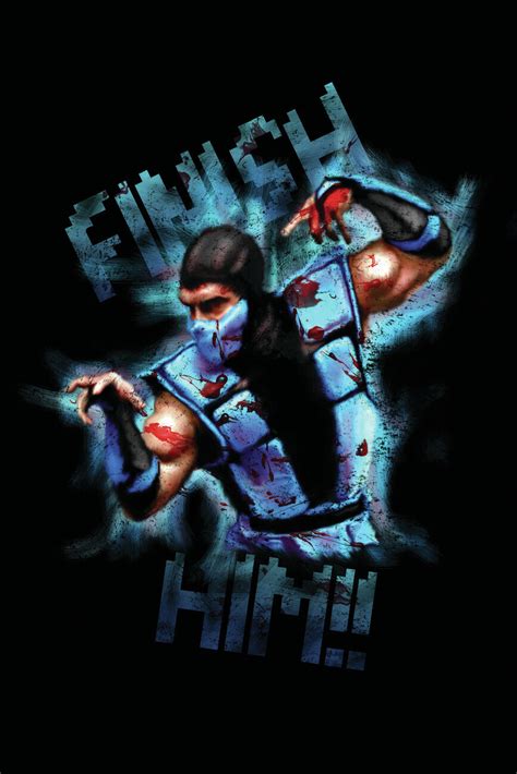 Poster Affiche Mortal Kombat Finish Him Cadeaux Et Merch Europosters